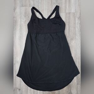 Lululemon Black Racerback Tank Top-size 6